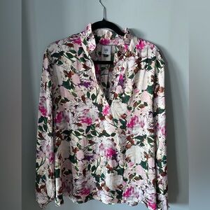 CAbi Multicolor Floral Blouse